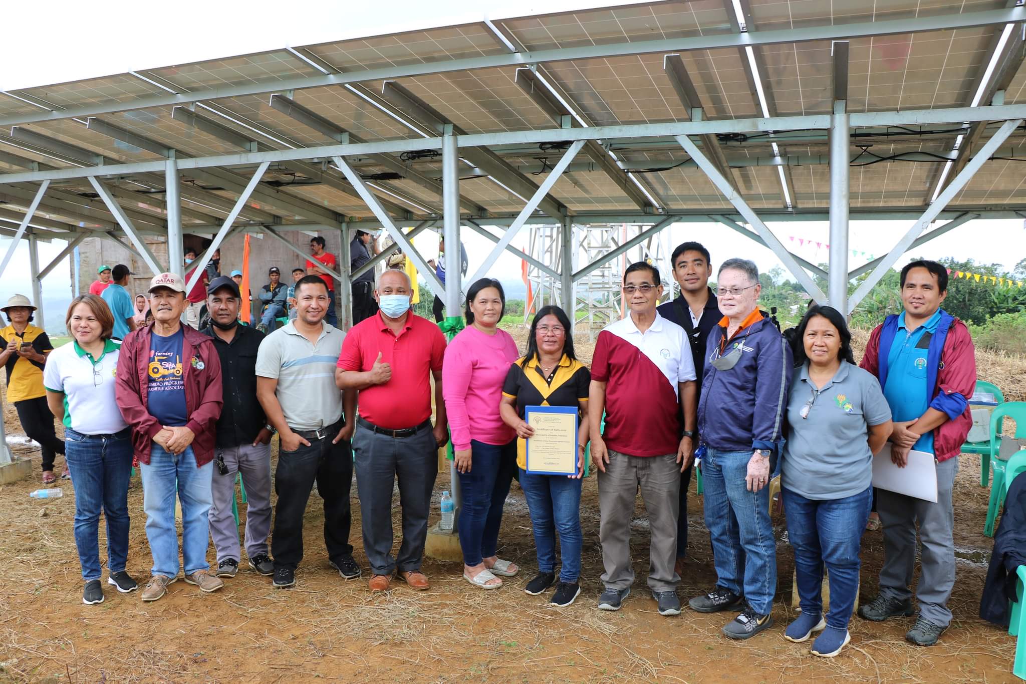 DA-NorMin provides solar-powered irrigation system to Sumilao high-value crop farmers