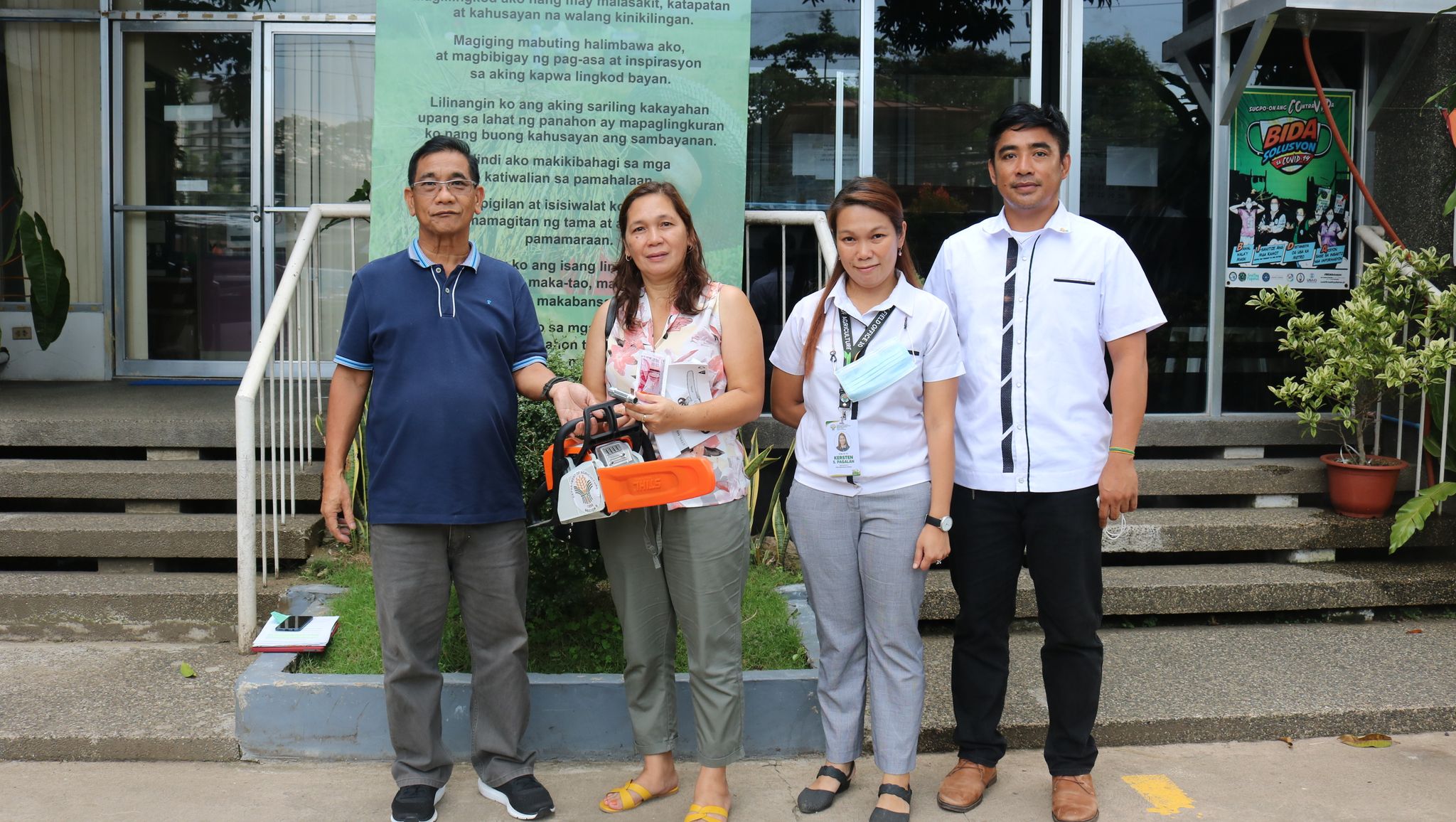 Kape Maramag, Inc. acquires 1 unit mini chainsaw for coffee pruning