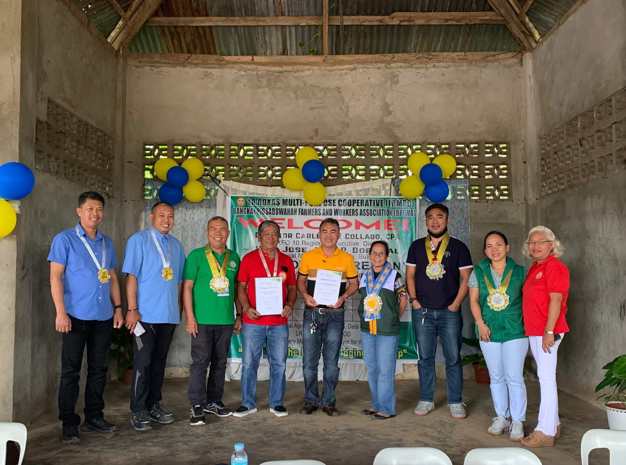 Agri 10 turns over P3.53-M worth of machineries, equipment to Maramag town-based coops