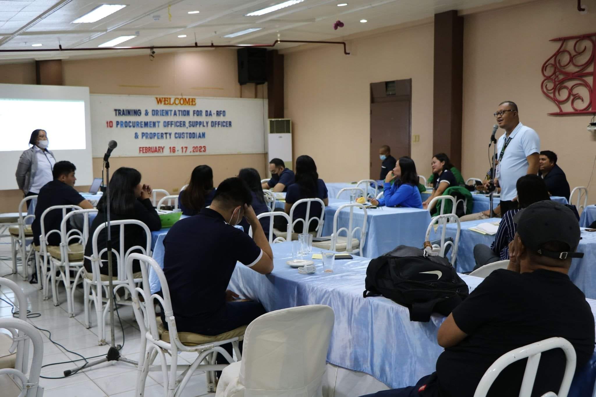 Agri 10 procurement, supply, property custodian officers undergo training-orientation