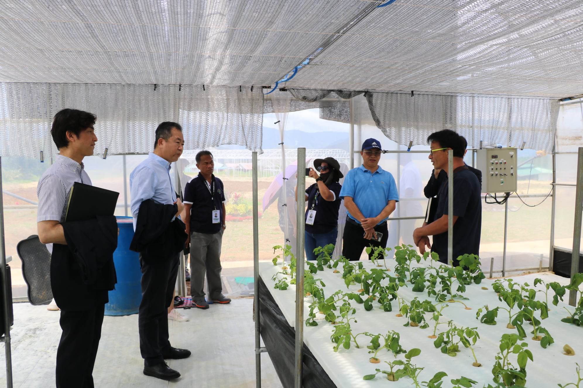 Korean Ambassador visits DA-10’s Smart Greenhouse project