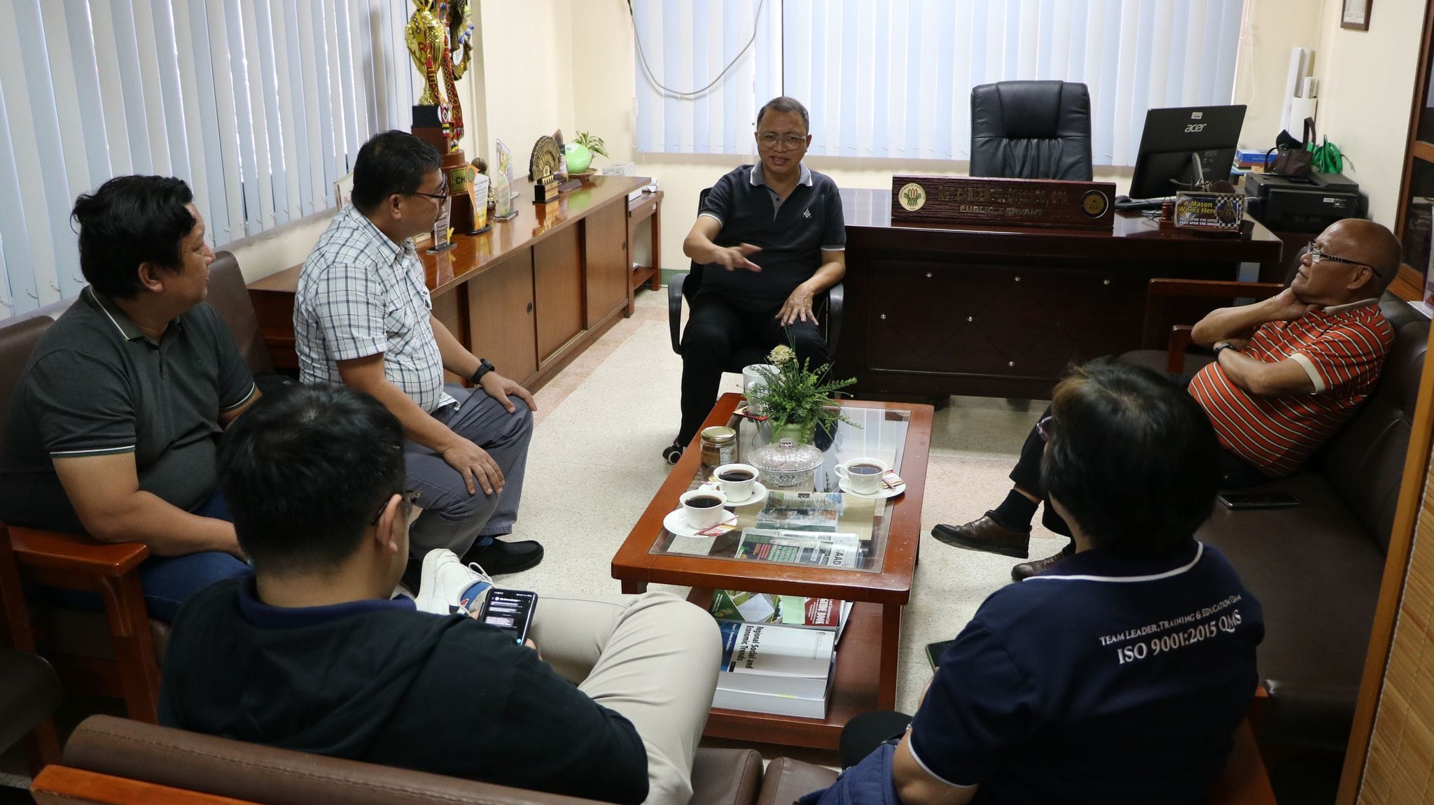 NDA’s newly appointed administrator pays courtesy visit to DA-10 exec chief