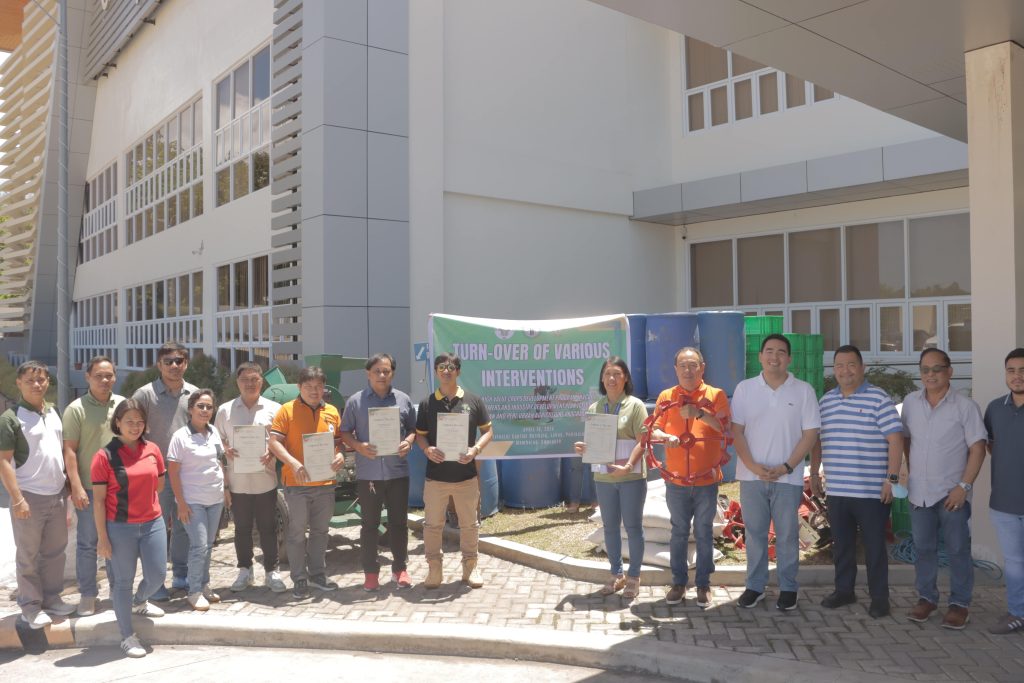 DA-10 delivers P2.2-M worth of agri interventions to PLGU Camiguin