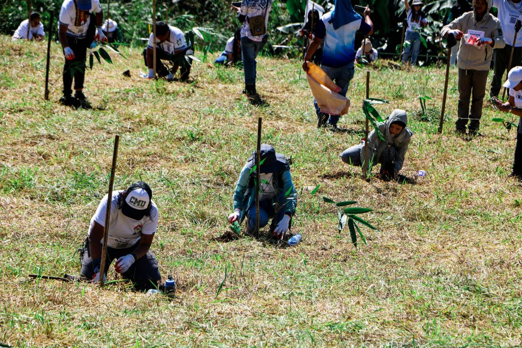 DA-10 participates in Kawayanihan’s simultaneous bamboo planting world record attempt