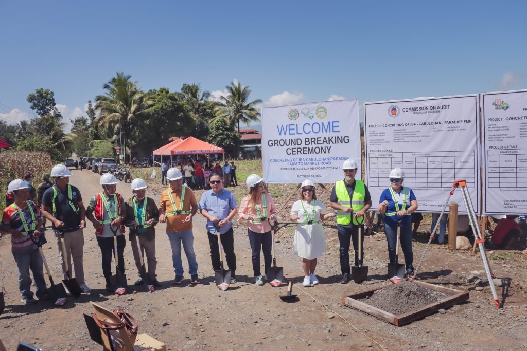 DA-PRDP Scale Up breaks ground FMR in Cabanglasan town